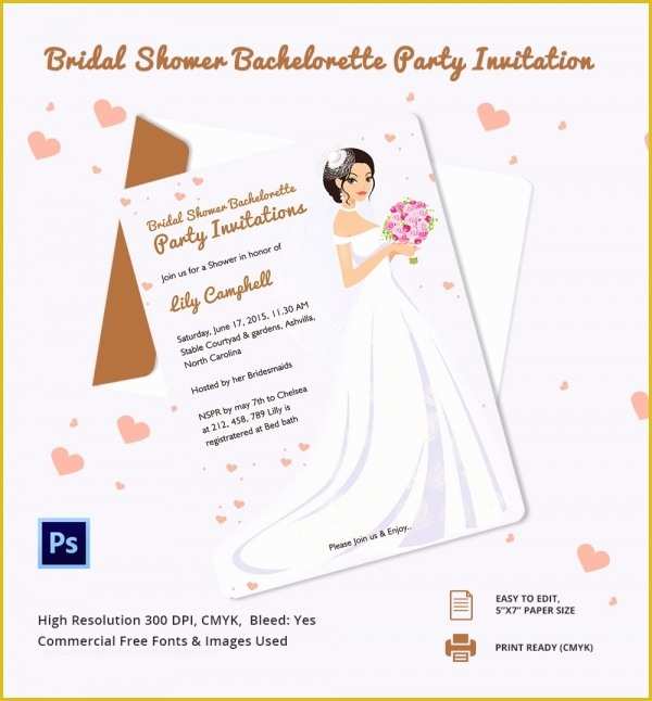 Free Online Bachelorette Party Invitations Templates Of 33 Party Invitation Templates Free Psd Vector Eps Ai