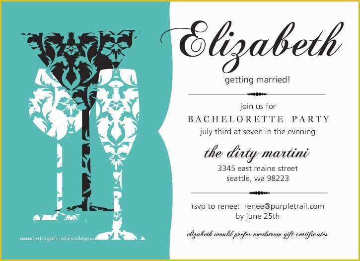 Free Online Bachelorette Party Invitations Templates Of Free Bachelorette Party Invitation Template