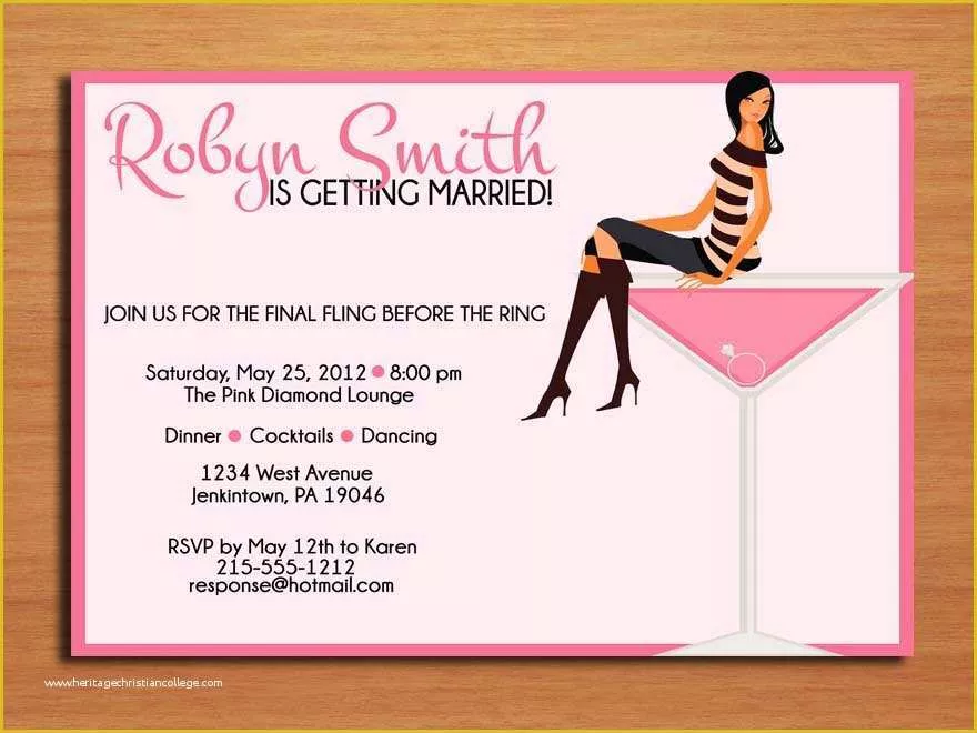 Free Online Bachelorette Party Invitations Templates Of Free Bachelorette Party Invitation Templates