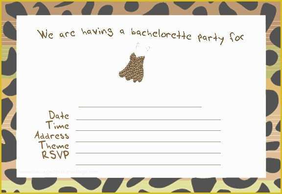 Free Online Bachelorette Party Invitations Templates Of Free Printable Bachelorette Party Invitations