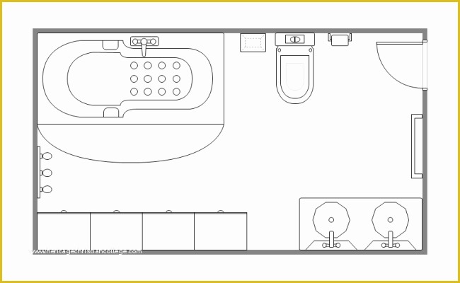 Free Online Bathroom Design Templates Of Bathroom Floor Plan