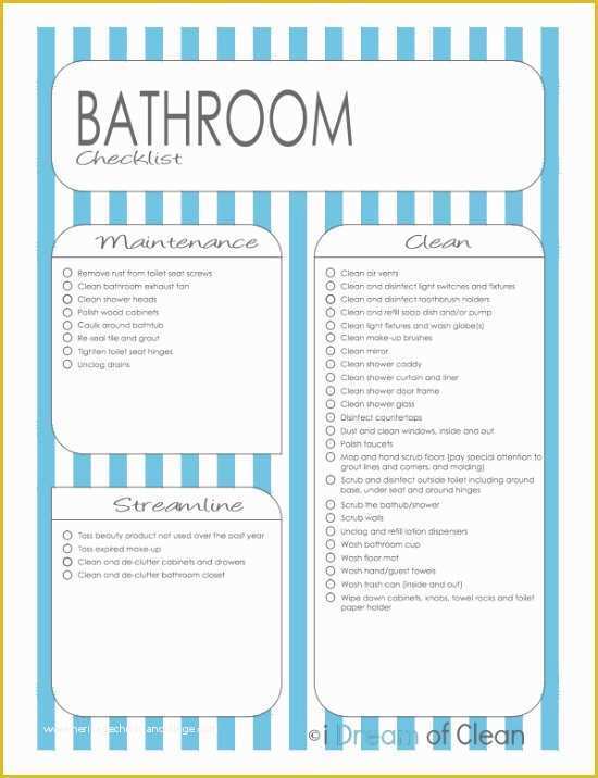 Free Online Bathroom Design Templates Of Free Bathroom Cleaning Checklist Printable 24 7 Moms