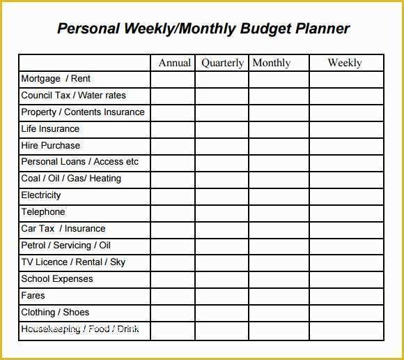 Free Online Budget Planner Template Of Bud Planner Template 8 Free Download for Pdf Excel