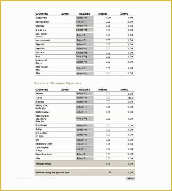 Free Online Budget Planner Template Of Bud Planner Template – 9 Free Word Excel Pdf