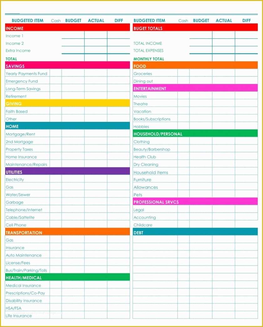 Free Online Budget Planner Template Of Free Monthly Bud Template 2019 Printable Calendar