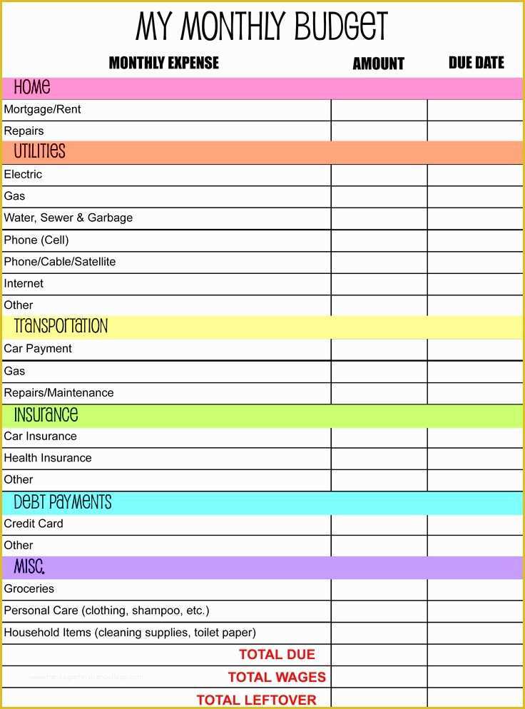 Free Online Budget Planner Template Of Monthly Bud Planner Template