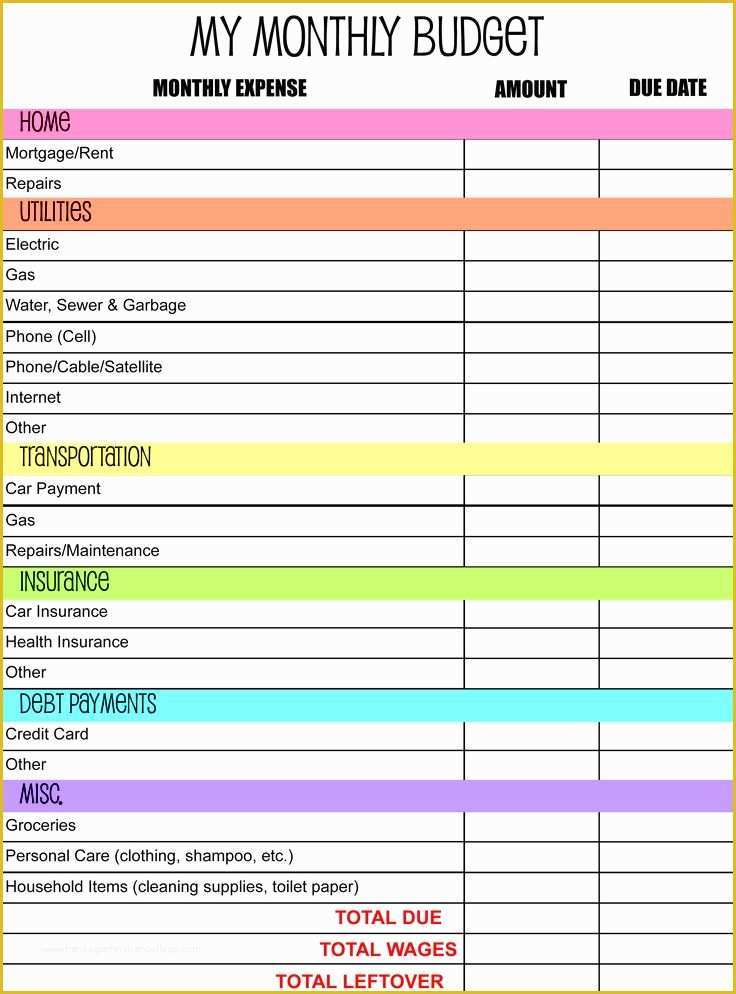 Free Online Budget Planner Template Of Monthly Bud Planner Template