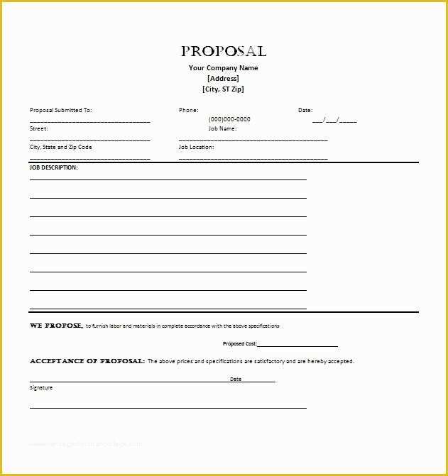 Free Online Business Proposal Template Of 30 Business Proposal Templates &amp; Proposal Letter Samples