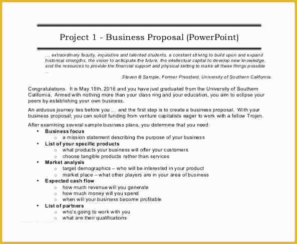 Free Online Business Proposal Template Of 6 Sample Of Business Proposal Pdf