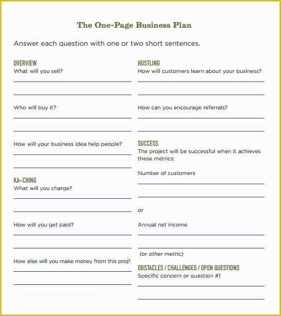 Free Online Business Proposal Template Of Business Plan Template Google Docs