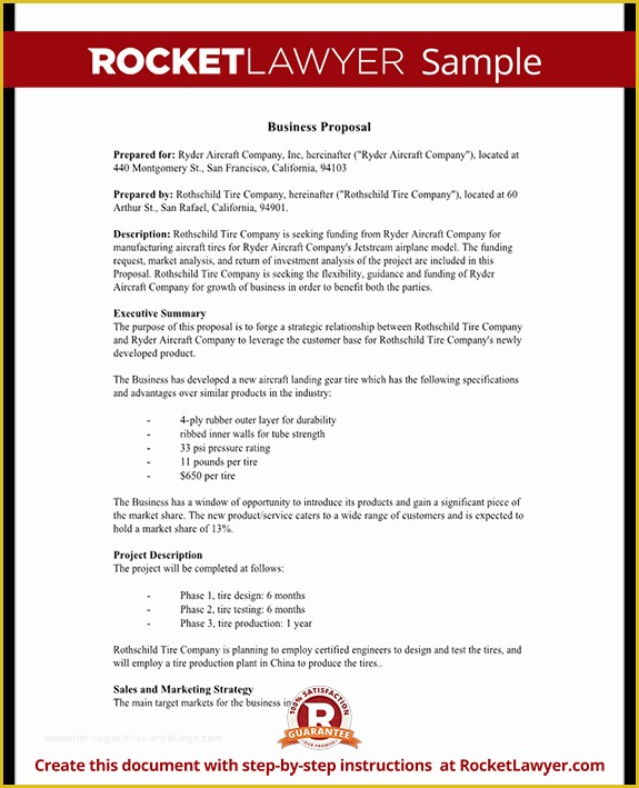 Free Online Business Proposal Template Of Business Proposal Template Free Business Proposal Sample