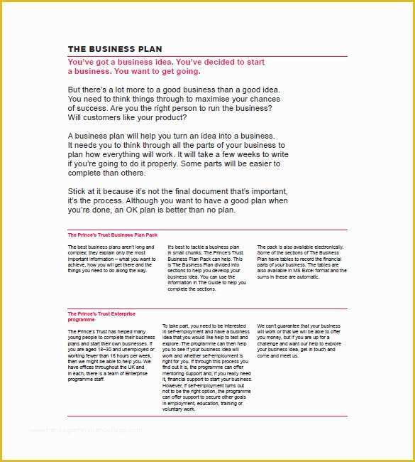 Free Online Business Proposal Template Of Simple Business Plan Template – 20 Free Sample Example