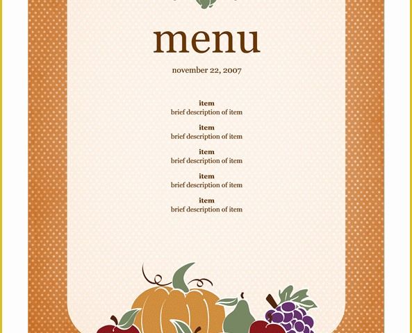 Free Online Catering Menu Templates Of Menu Template Word