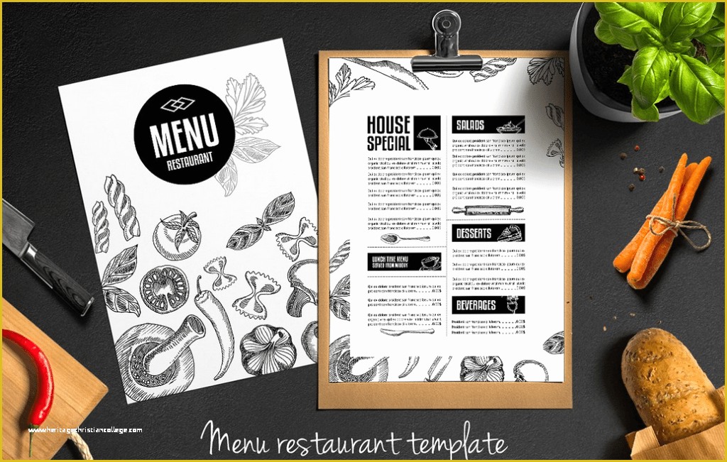 Free Online Catering Menu Templates Of top 25 Free & Paid Restaurant Menu Templates