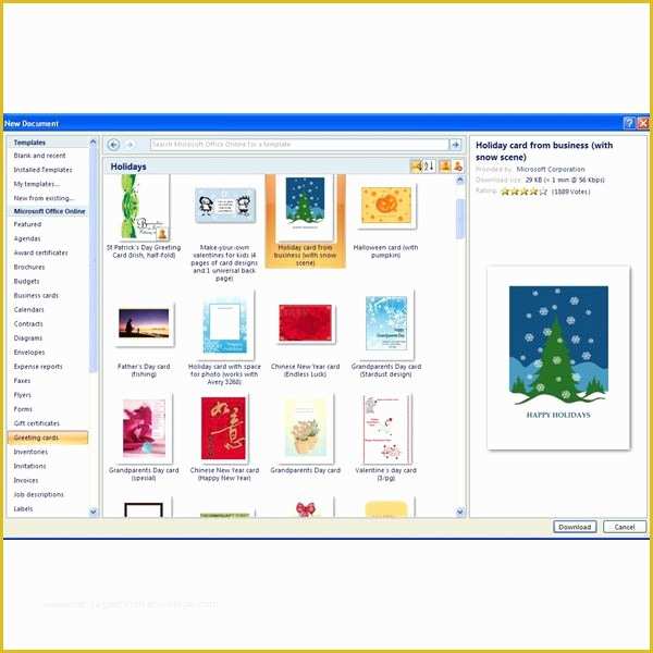 Free Online Christmas Card Templates Of where to Find Free Microsoft Fice Greeting Card Templates