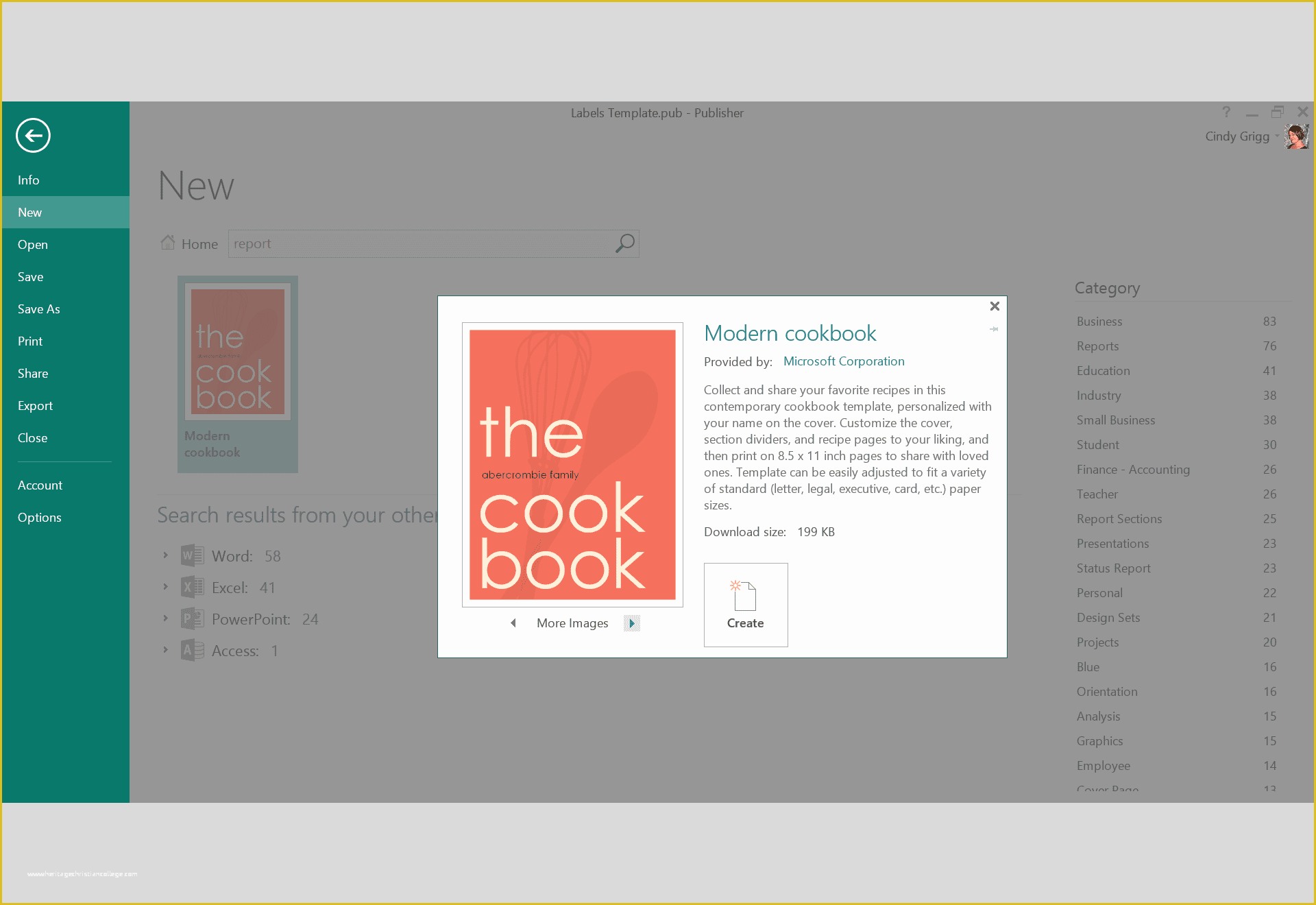 Free Online Cookbook Template Of Free Design Templates for Microsoft Publisher