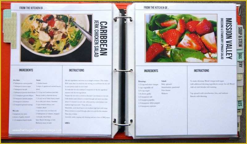 Free Online Cookbook Template