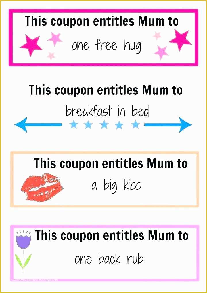 Free Online Coupon Maker Template Of Birthday Coupon Templates Free Printable – Aoteamedia