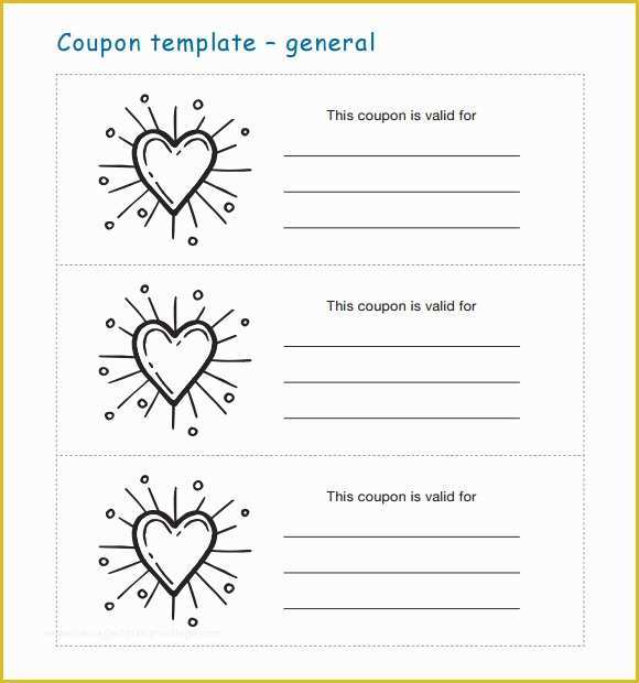 Free Online Coupon Maker Template Of Coupon Book Template