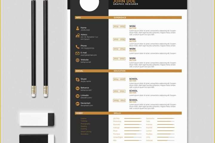 Free Online Cv Templates Of Free Cv Resume İndesign Pdf Template On Behance