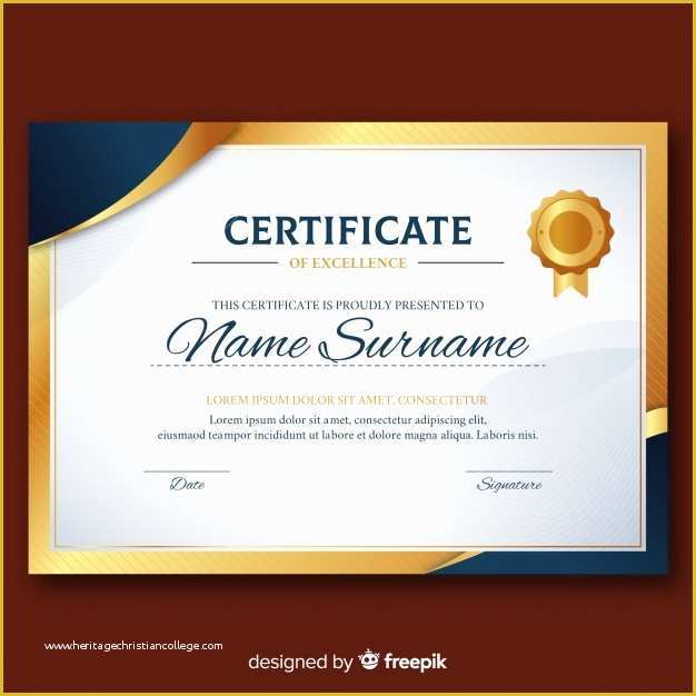 Free Online Diploma Templates Of Certificate Recognition Vectors S and Psd Files