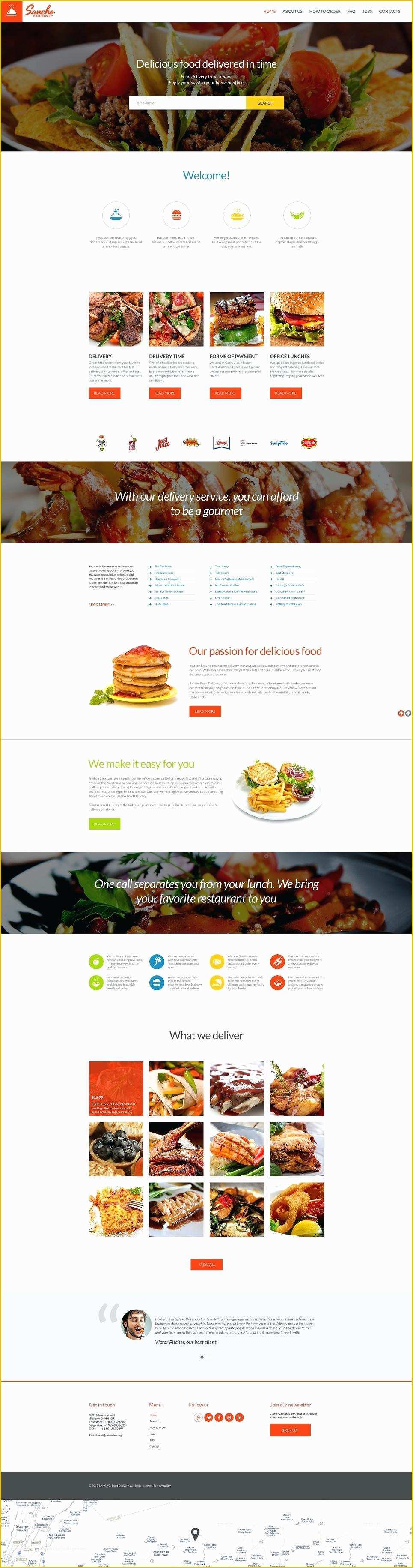 Free Online Food ordering Website Templates Of Blank Food Web Template Restaurant Website Templates Free