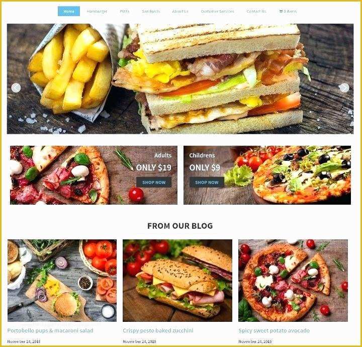 Free Online Food ordering Website Templates Of Food Delivery Website Template Download Free