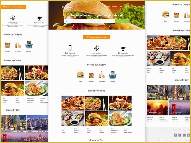Free Online Food ordering Website Templates Of Food Delivery Website Template Free Download