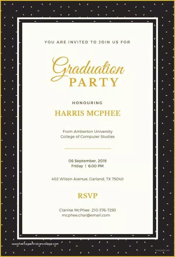 Free Online Graduation Party Invitation Templates Of 19 Graduation Invitation Templates Invitation Templates