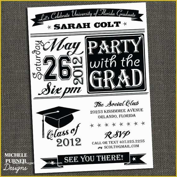 Free Online Graduation Party Invitation Templates Of Items Similar to High School or College Graduation Party