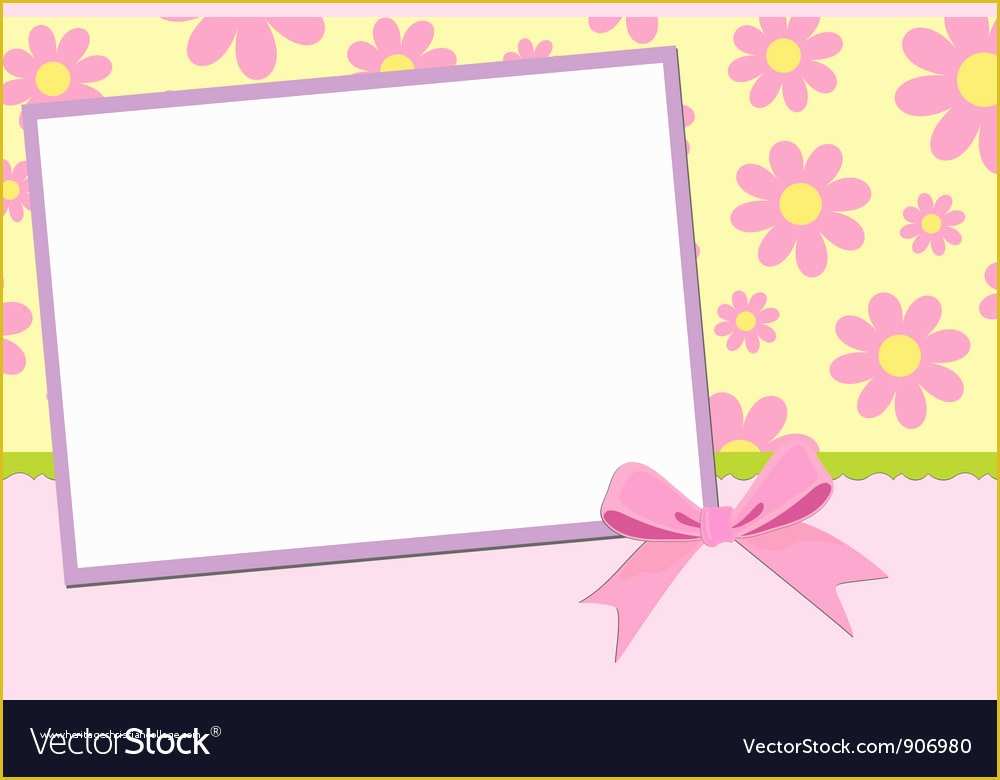 Free Online Greeting Card Templates Of Blank Template for Greetings Card Royalty Free Vector Image
