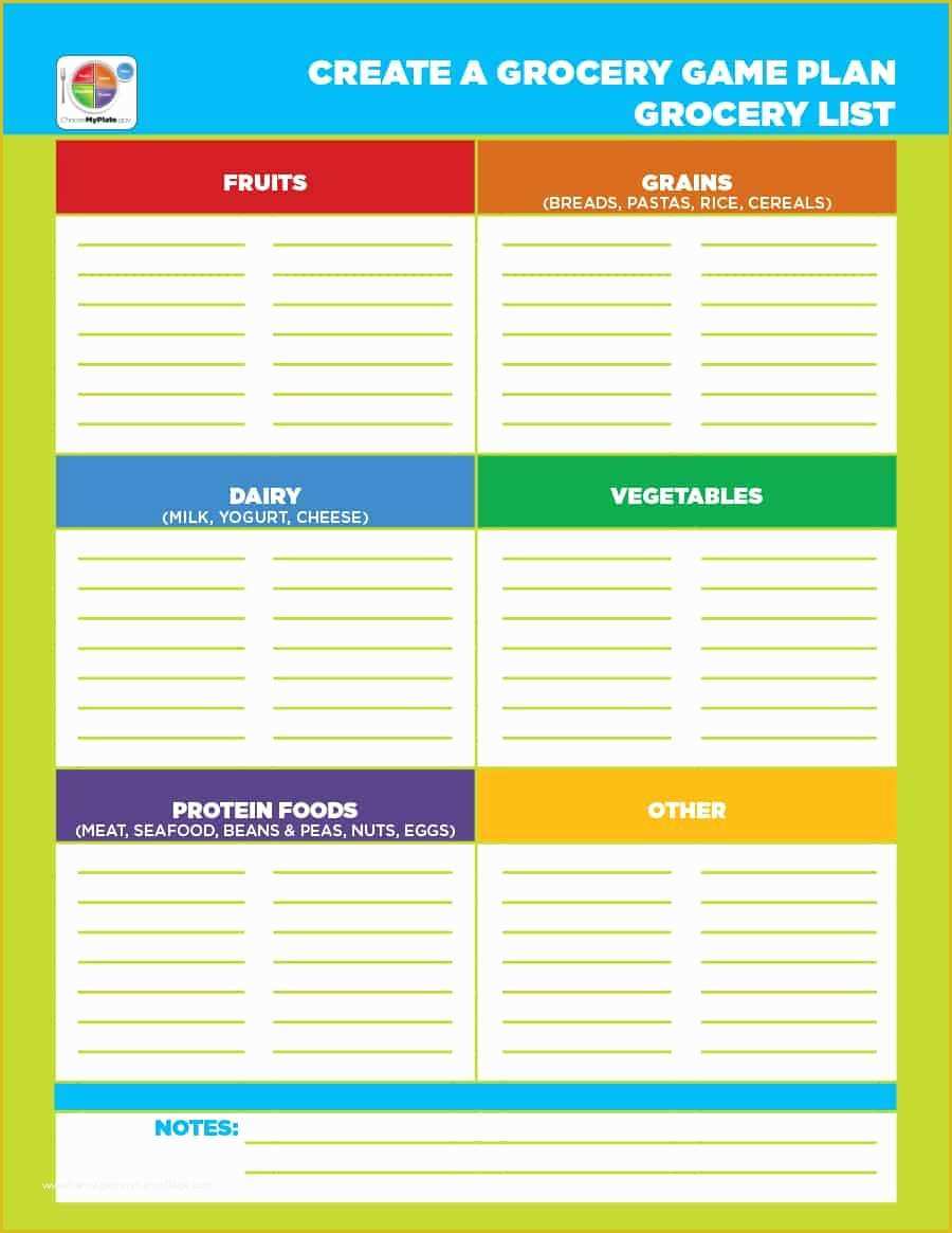 Free Online Grocery Website Template Of 40 Printable Grocery List Templates Shopping List