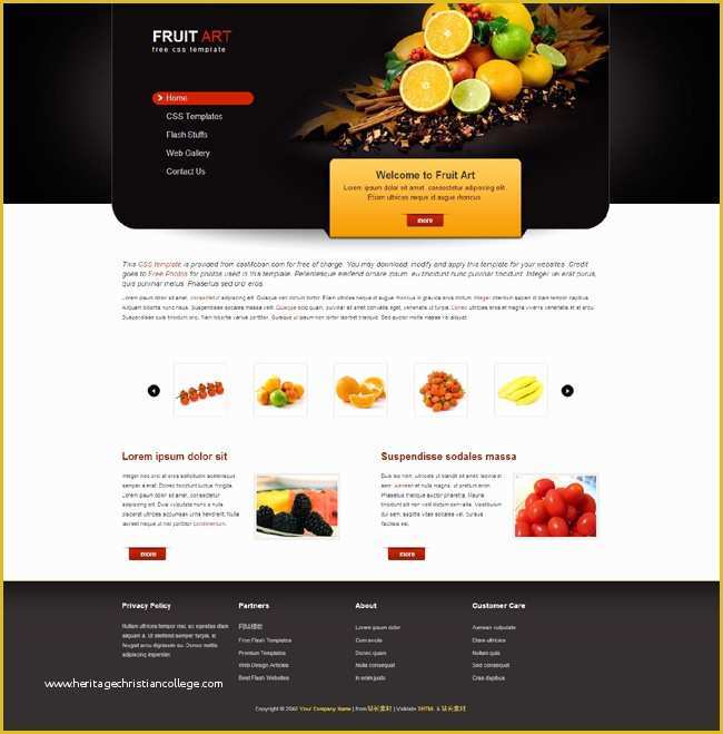 Free Online Grocery Website Template Of Black Food Web Templates – Over Millions Vectors Stock