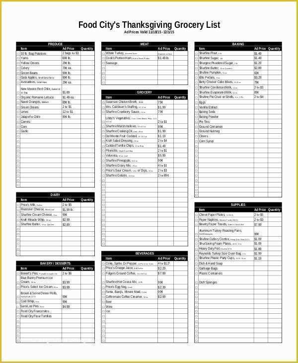 Free Online Grocery Website Template Of Grocery List Template 13 Free Pdf Psd Documents