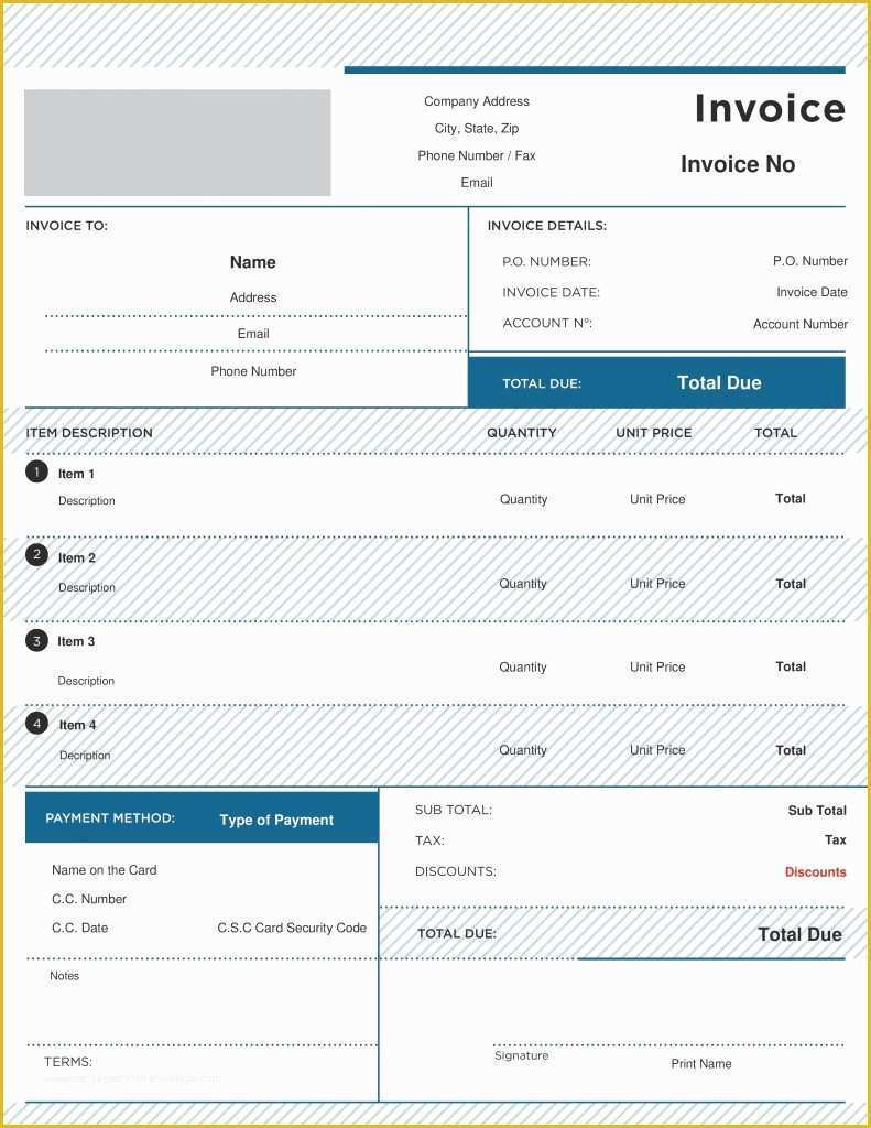 Free Online Invoice Template Of 25 Free Invoice Template Professional and Simple Documents