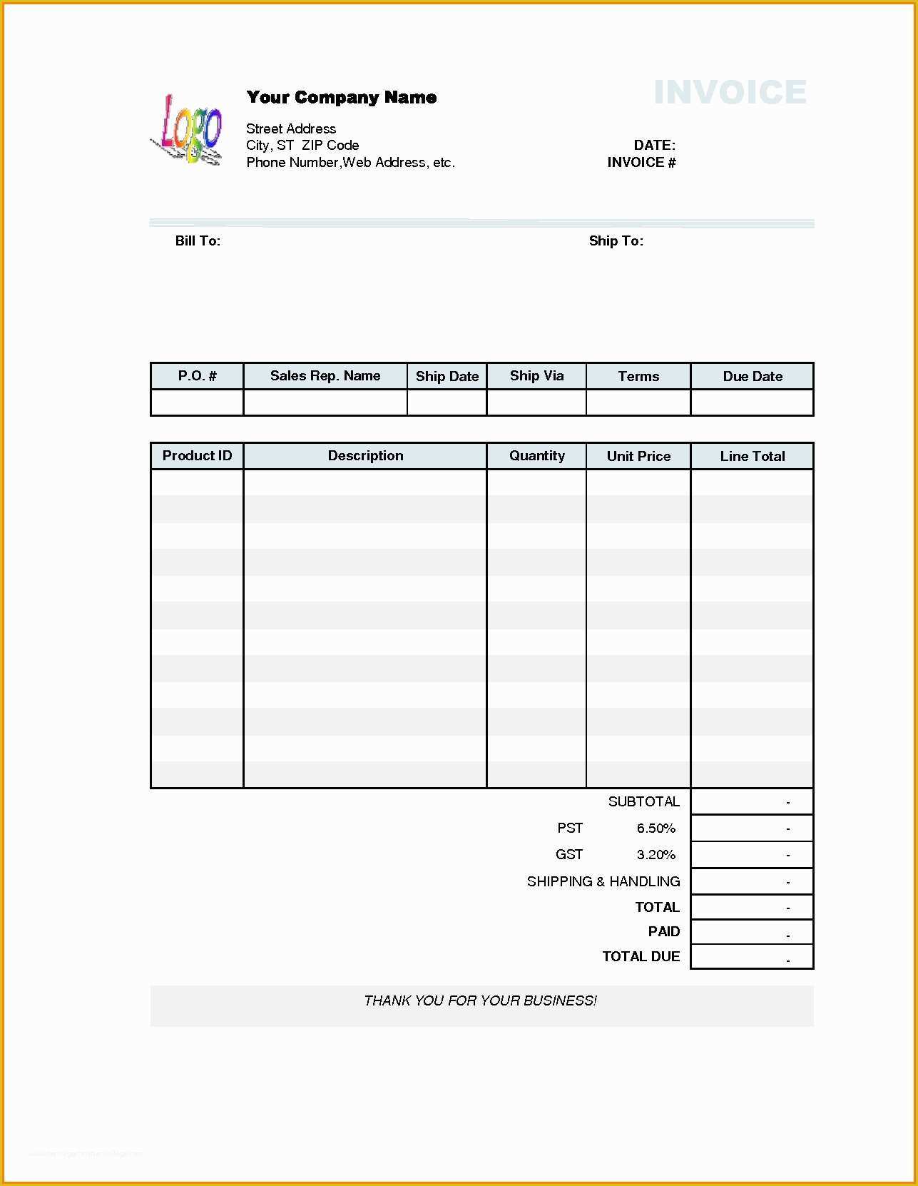 Free Online Invoice Template Of Free Invoice Line Invoice Template Ideas