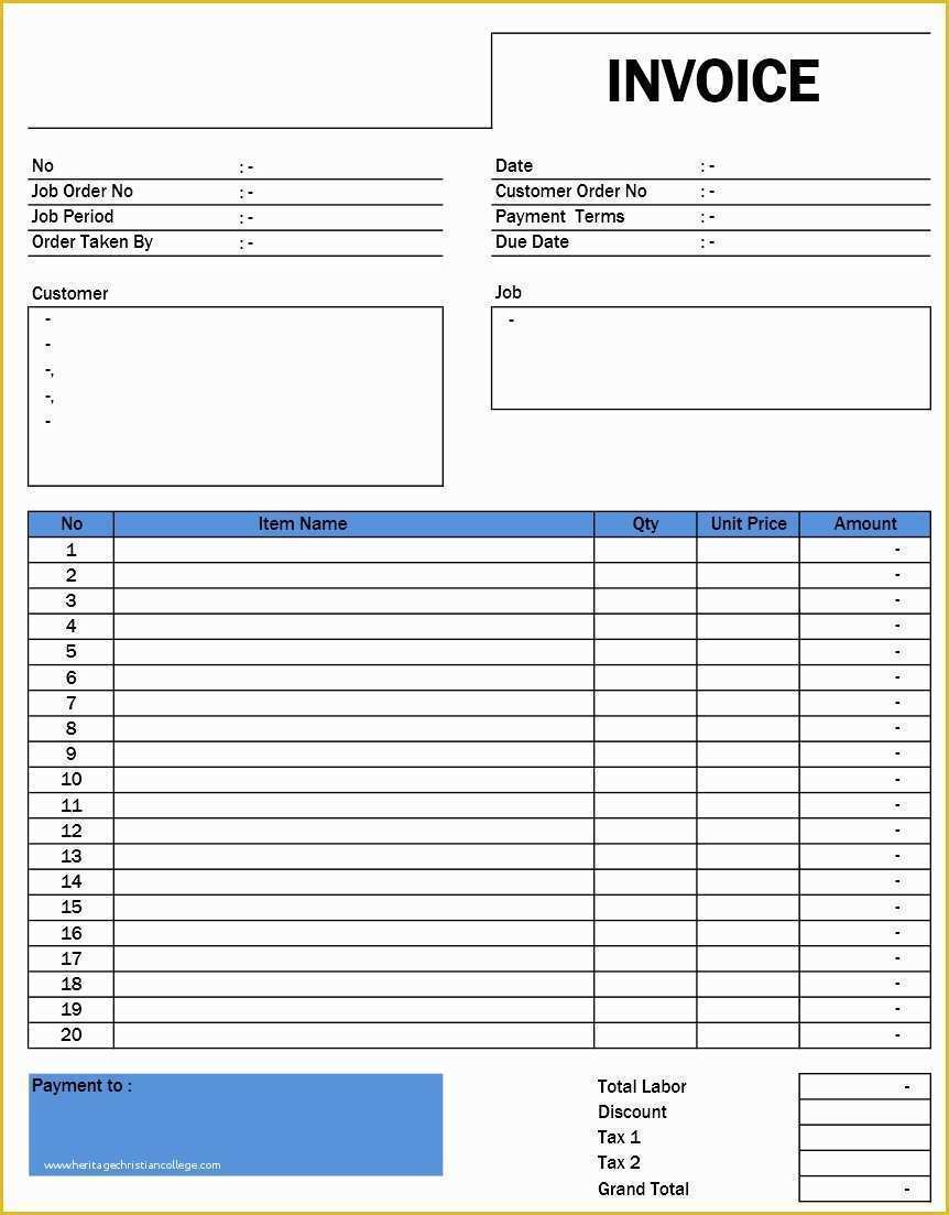 Free Online Invoice Template Of Invoice Creator