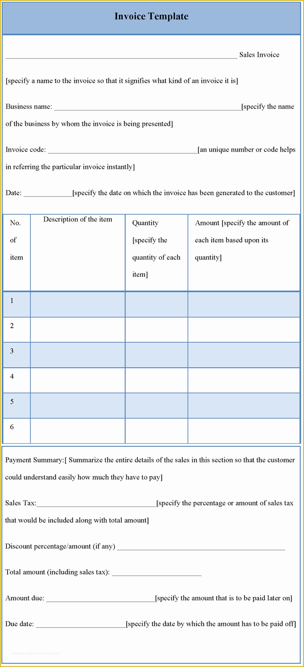 Free Online Invoice Template Of Invoice Template for Interior Decorator