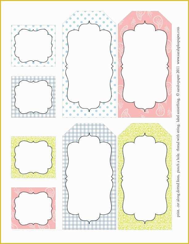 Free Online Label Templates Of Printable Easter Labels — Crafthubs Tags