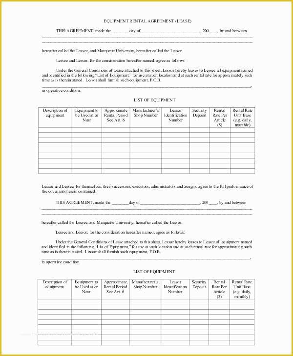 Free Online Lease Template Of Blank Rental Agreement 9 Free Word Pdf Documents