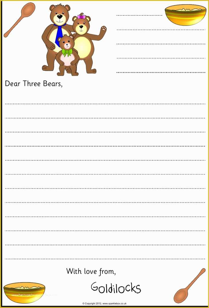 Free Online Letter Templates Of 3 Letter Templates for Kids Free Download