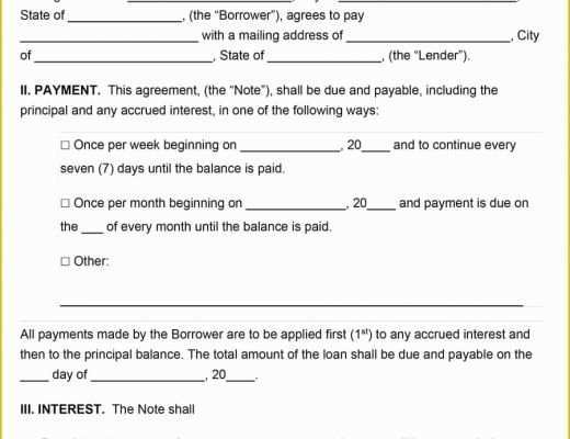 Free Online Loan Agreement Template Of 40 Free Loan Agreement Templates [word &amp; Pdf] Template Lab