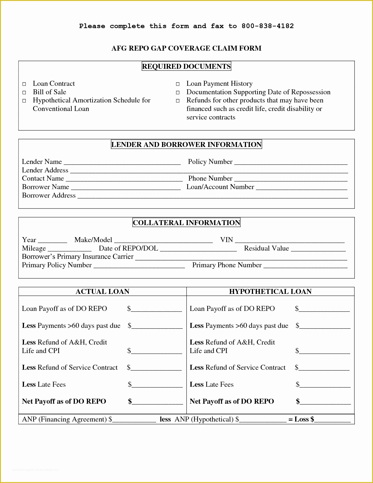 Free Online Loan Agreement Template Of Printable Sample Personal Loan Contract form