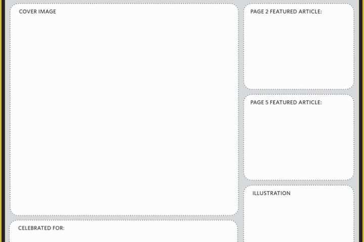 Free Online Magazine Template Of 1 Magazine Cover Template Free Download