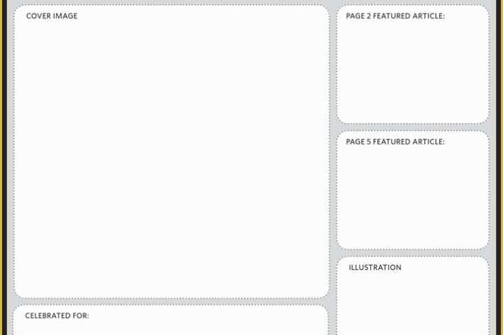 Free Online Magazine Template Of 1 Magazine Cover Template Free Download