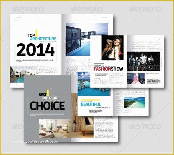 Free Online Magazine Template Of Download Free and Premium Print Magazine Templates