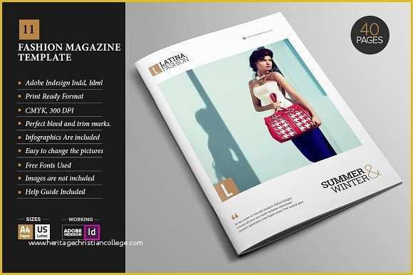 Free Online Magazine Template Of Magazine Template 11 Magazine Templates On Creative Market