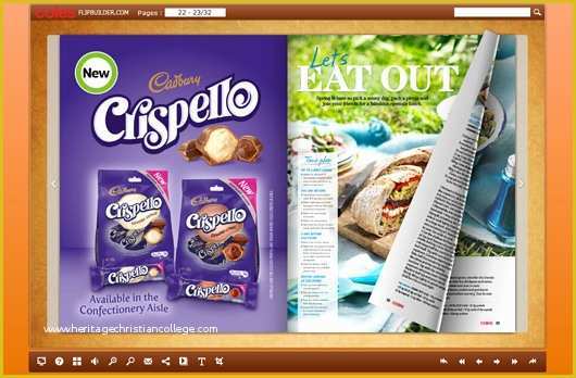 Free Online Magazine Template Of Various Food Magazine Templates for Freely Use