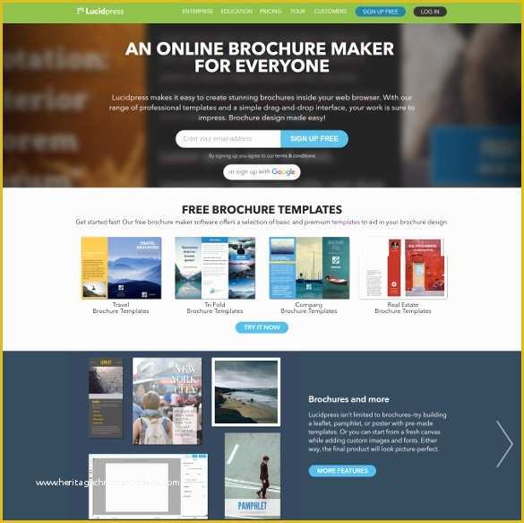Free Online Mailer Design Templates Of 23 Free Brochure Maker tools to Create Your Own Brochure