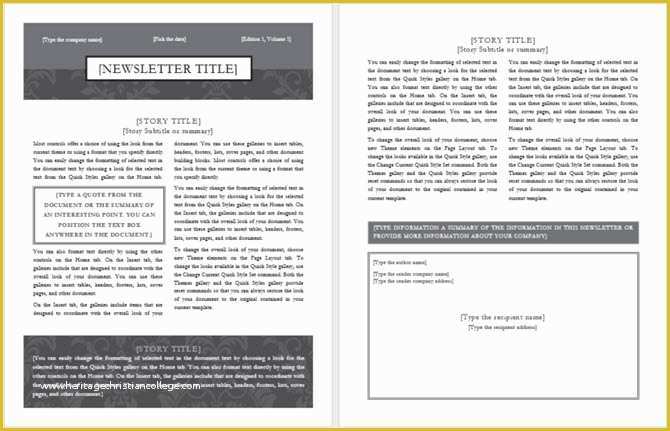 Free Online Newsletter Templates Pdf Of 13 Free Newsletter Templates You Can Print or Email as Pdf
